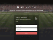 Tablet Screenshot of draftcup.com